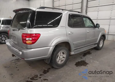 2001 Toyota Sequoia Limited V8 z USA, uszkodzony, nr VIN 5TDZT38AX1S007551